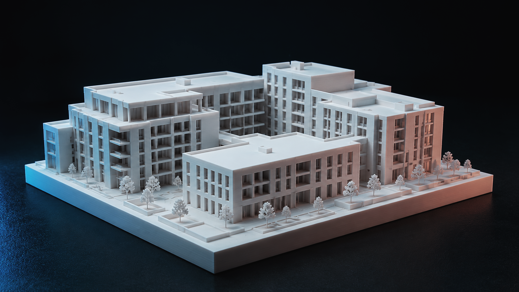 Manufacture of an Architectural Building Complex Model